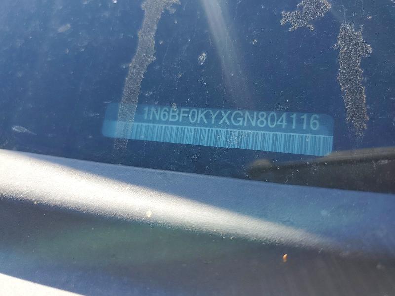 2016 Nissan Nv მანქანა იყიდება აუქციონზე, vin: 1N6BF0KYXGN804116, აუქციონის ნომერი: 46391466