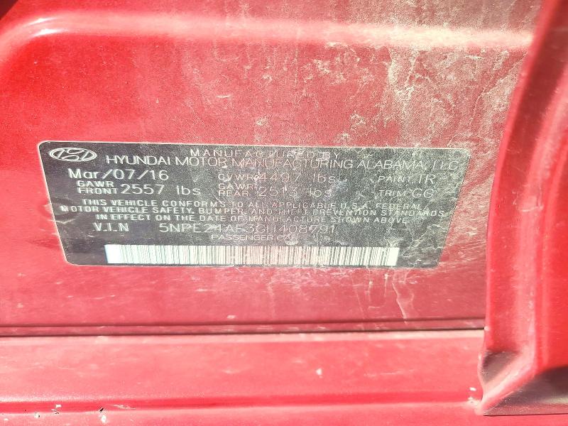 Продажа на аукционе авто 2016 Hyundai Sonata, vin: 5NPE24AF3GH408791, номер лота: 51014926