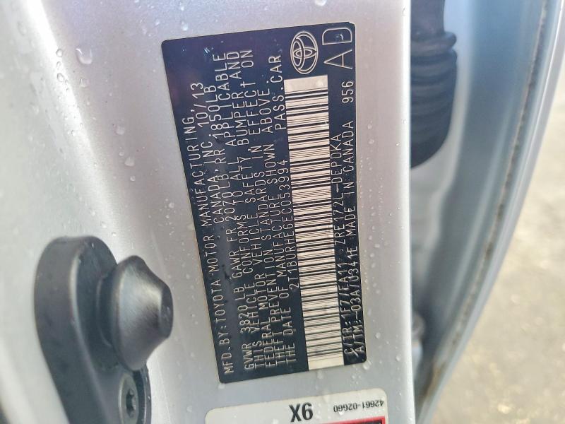 Aukcja sprzedaży 2014 Toyota Corolla, vin: 2T1BURHE6EC053994, numer aukcji: 47556666