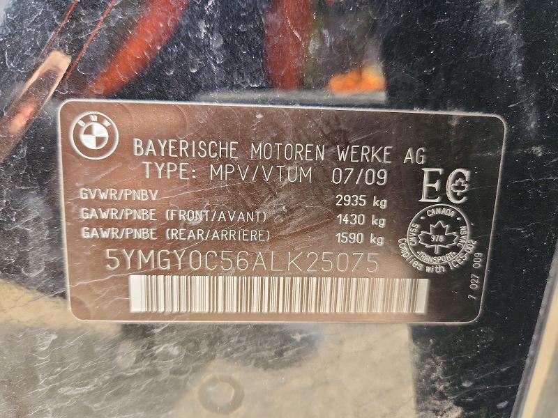 Продаж на аукціоні авто 2010 Bmw X5, vin: 5YMGY0C56ALK25075, номер лоту: 49553606