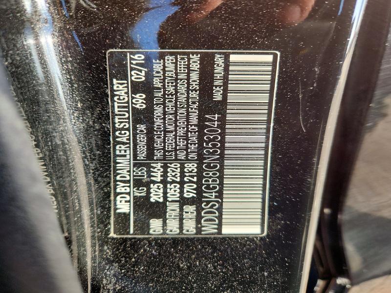 51153506 :رقم المزاد ، WDDSJ4GB8GN353044 vin ، 2016 Mercedes-benz Cla مزاد بيع