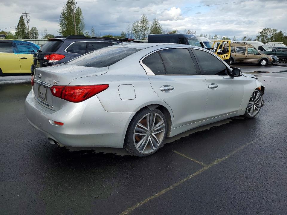 2015 Infiniti Q50 Hybrid მანქანა იყიდება აუქციონზე, vin: JN1AV7AP5FM790250, აუქციონის ნომერი: 49866506