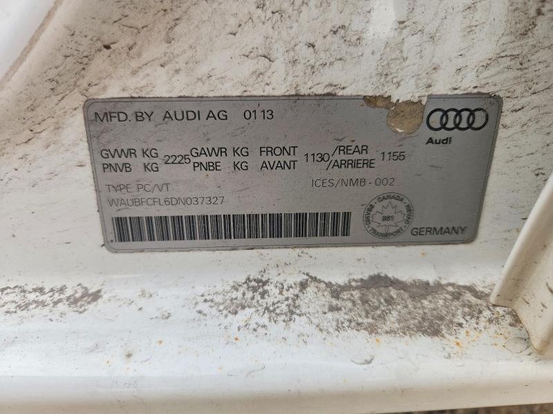 Aukcja sprzedaży 2013 Audi A4, vin: WAUBFCFL6DN037327, numer aukcji: 50654106
