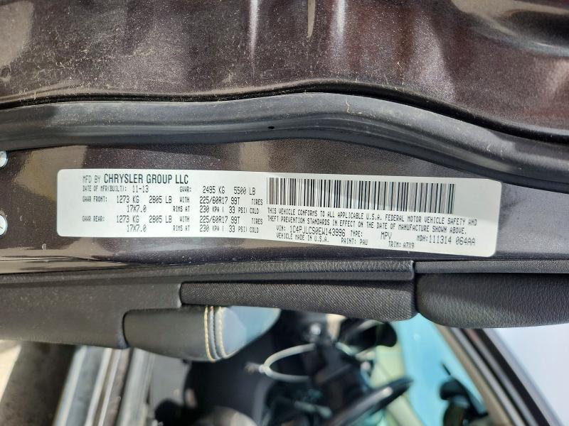 Продаж на аукціоні авто 2014 Jeep Cherokee, vin: 1C4PJLCS0EW143996, номер лоту: 48740116