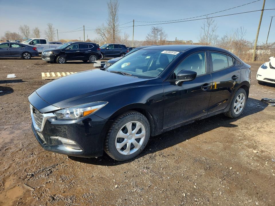 2018 Mazda Mazda3 Gx Sky 4dr მანქანა იყიდება აუქციონზე, vin: 3MZBN1U78JM253439, აუქციონის ნომერი: 48380916