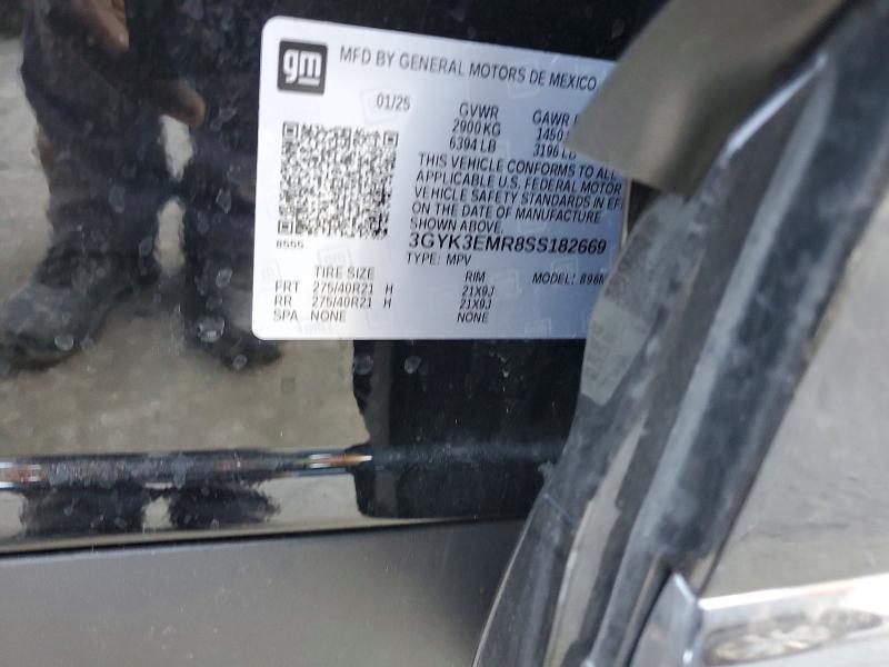 2025 Cadillac Optiq მანქანა იყიდება აუქციონზე, vin: 3GYK3EMR8SS182669, აუქციონის ნომერი: 50461916