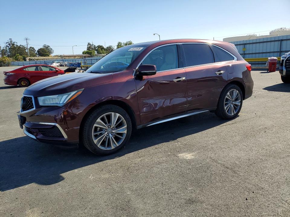 51612676 :رقم المزاد ، 5FRYD4H56HB022983 vin ، 2017 Acura Mdx مزاد بيع