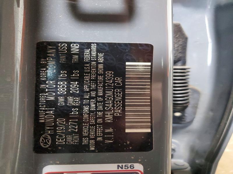 48427576 :رقم المزاد ، KMHLS4AG0MU124399 vin ، 2021 Hyundai Elantra مزاد بيع