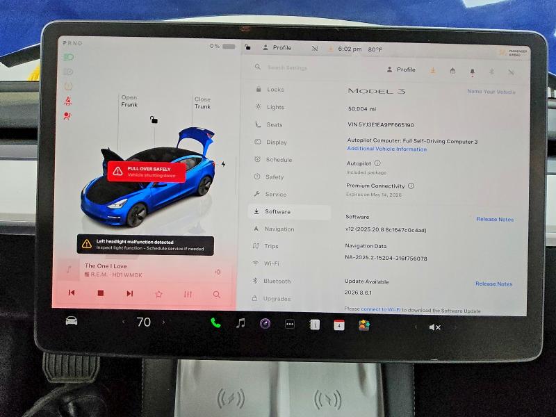 2023 Tesla Model 3 მანქანა იყიდება აუქციონზე, vin: 5YJ3E1EA9PF665190, აუქციონის ნომერი: 48827086