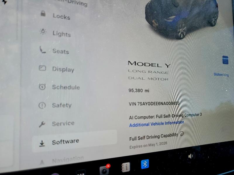 Aukcja sprzedaży 2022 Tesla Model Y, vin: 7SAYGDEE6NA008655, numer aukcji: 51075016