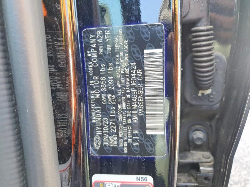 50331016 :رقم المزاد ، KMHLM4AG9PU604424 vin ، 2023 Hyundai Elantra مزاد بيع