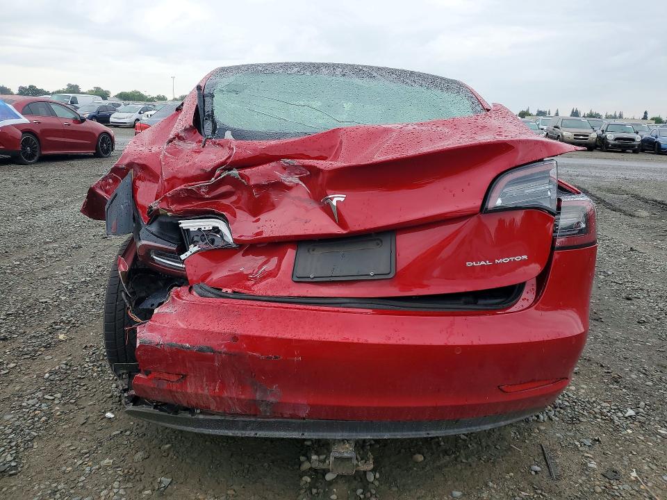 48019456 :رقم المزاد ، 5YJ3E1EB9LF735953 vin ، 2020 Tesla Model 3 مزاد بيع