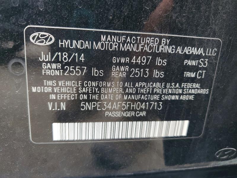 Продаж на аукціоні авто 2015 Hyundai Sonata, vin: 5NPE34AF5FH041713, номер лоту: 51322796