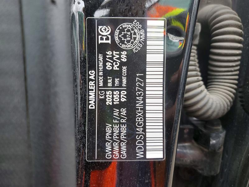 Продаж на аукціоні авто 2017 Mercedes-benz Cla, vin: WDDSJ4GBXHN437271, номер лоту: 49466226
