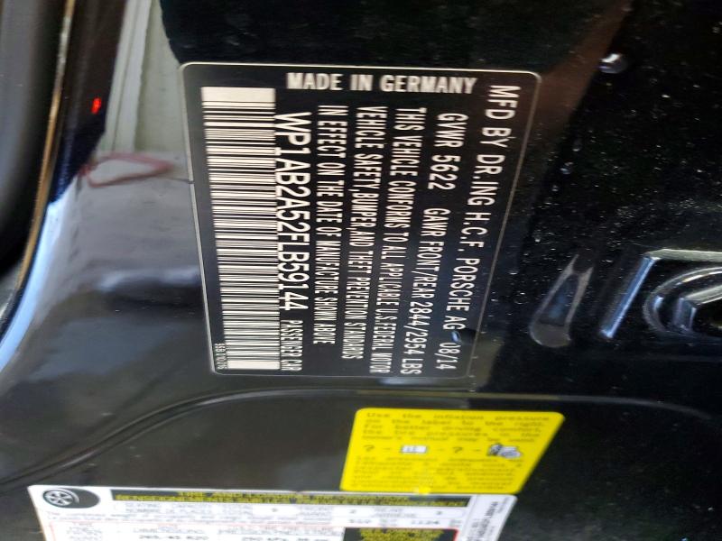 Продаж на аукціоні авто 2015 Porsche Macan, vin: WP1AB2A52FLB59144, номер лоту: 49882976