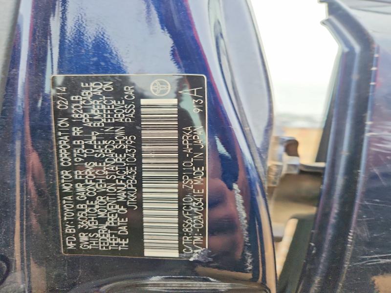 Продажа на аукционе авто 2014 Scion Xd, vin: JTKKUPB43E1043795, номер лота: 51650246