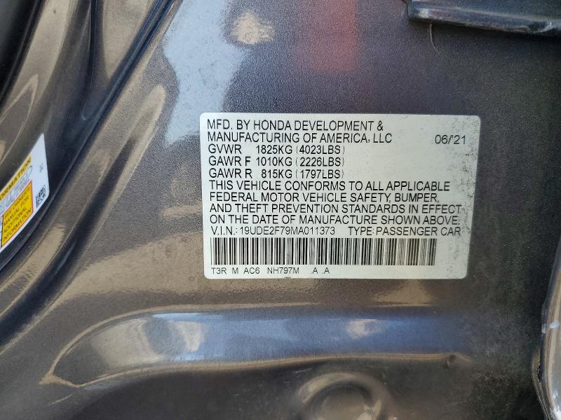 Продажа на аукционе авто 2021 Acura Ilx, vin: 19UDE2F79MA011373, номер лота: 49753026