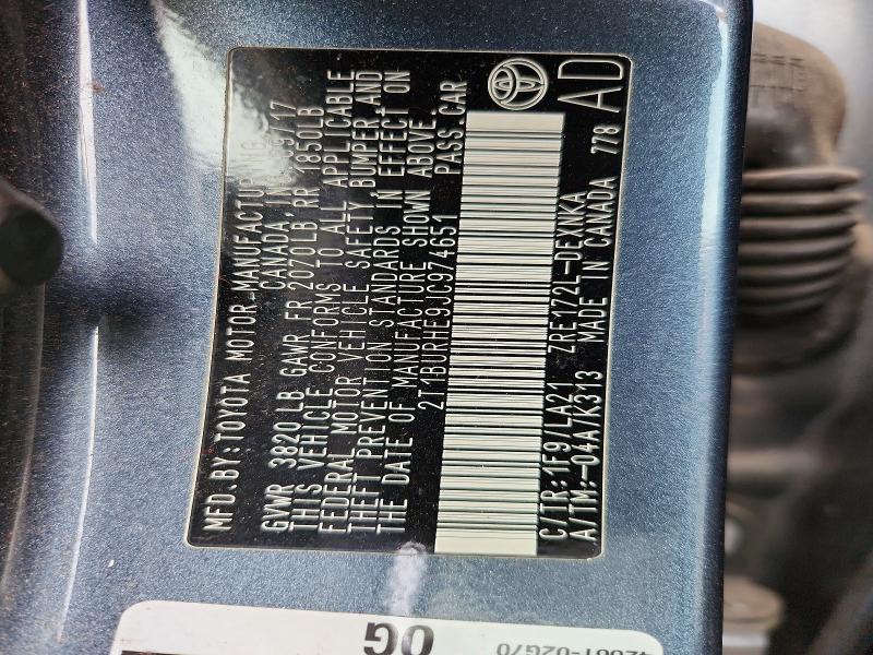 Продажа на аукционе авто 2018 Toyota Corolla, vin: 2T1BURHE9JC974651, номер лота: 51095136