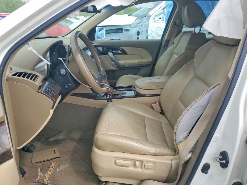 49776266 :رقم المزاد ، 2HNYD2H27AH512855 vin ، 2010 Acura Mdx مزاد بيع