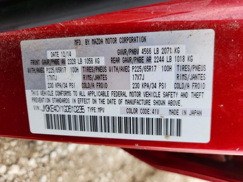 Aukcja sprzedaży 2016 Mazda Cx-5, vin: JM3KE4CY1G0610235, numer aukcji: 48843956