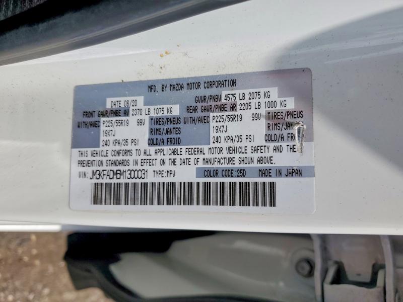 Продажа на аукционе авто 2021 Mazda Cx-5, vin: JM3KFADM6M1300031, номер лота: 51473026