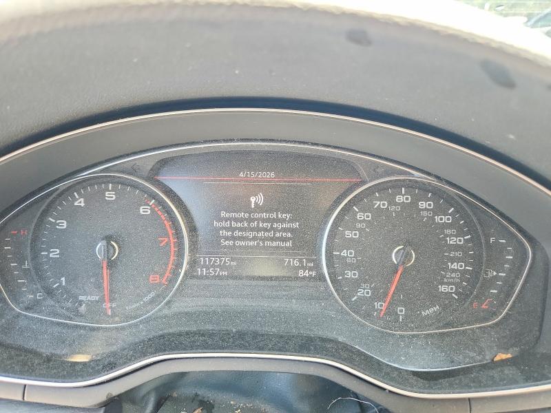2018 Audi A4 მანქანა იყიდება აუქციონზე, vin: WAUKMAF49JN000738, აუქციონის ნომერი: 50436206