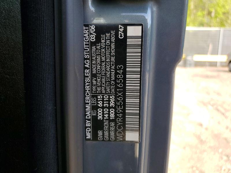Продаж на аукціоні авто 2006 Mercedes-benz G, vin: WDCYR49E56X165843, номер лоту: 50126616