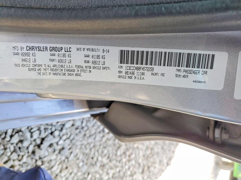 Продаж на аукціоні авто 2015 Chrysler 200, vin: 1C3CCCAB8FN572259, номер лоту: 48953026