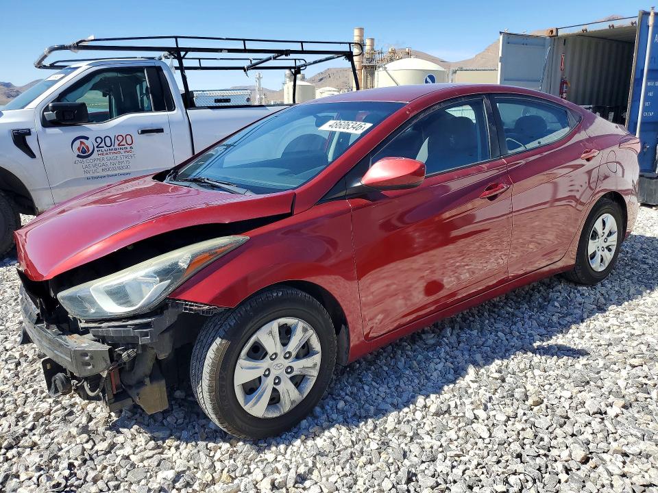 Продаж на аукціоні авто 2016 Hyundai Elantra, vin: 5NPDH4AE5GH740829, номер лоту: 48606346