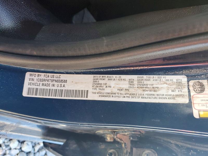 Продажа на аукционе авто 2023 Ram 1500, vin: 1C6SRFKT9PN658588, номер лота: 49939856