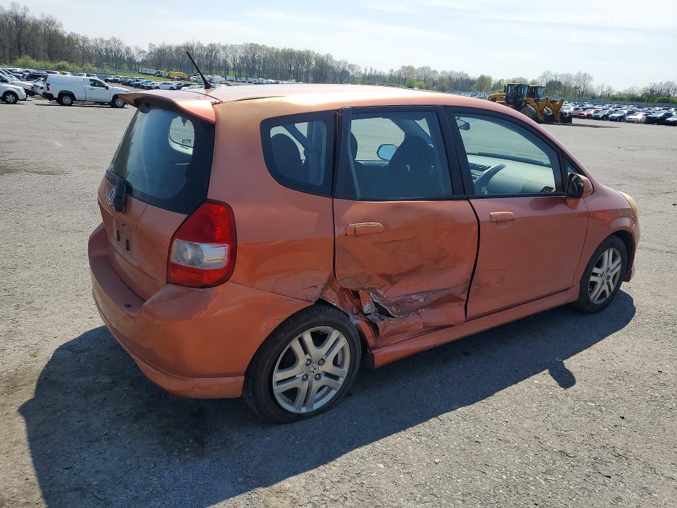 50403826 :رقم المزاد ، JHMGD37637S065291 vin ، 2007 Honda Fit مزاد بيع