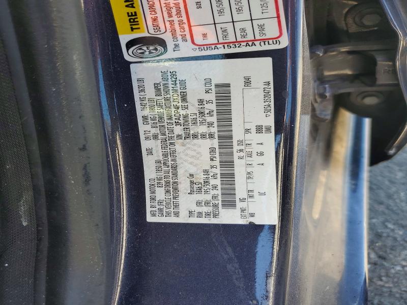 Aukcja sprzedaży 2013 Ford Fiesta, vin: 3FADP4FJXDM144295, numer aukcji: 51007036