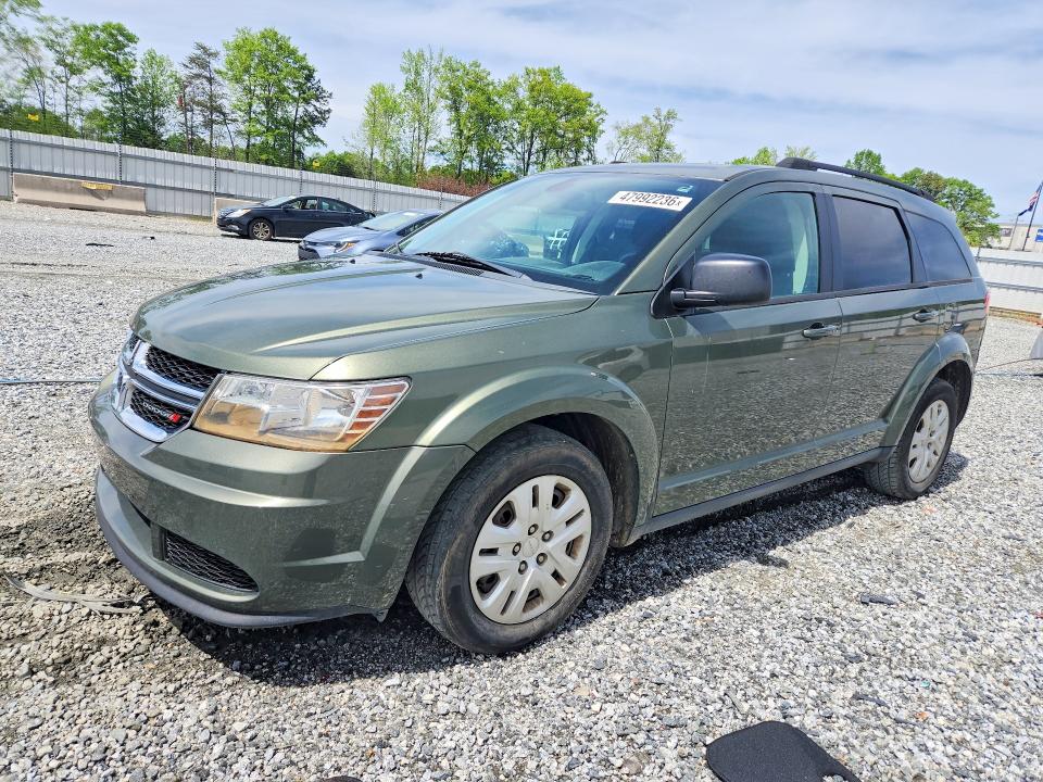 2018 Dodge Journey მანქანა იყიდება აუქციონზე, vin: 3C4PDCABXJT524569, აუქციონის ნომერი: 47992236