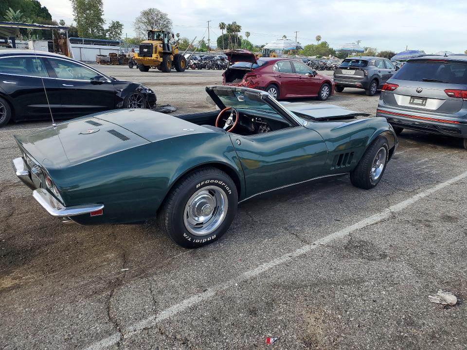 48860696 :رقم المزاد ، 194678S406428 vin ، 1968 Chevrolet Corvette مزاد بيع