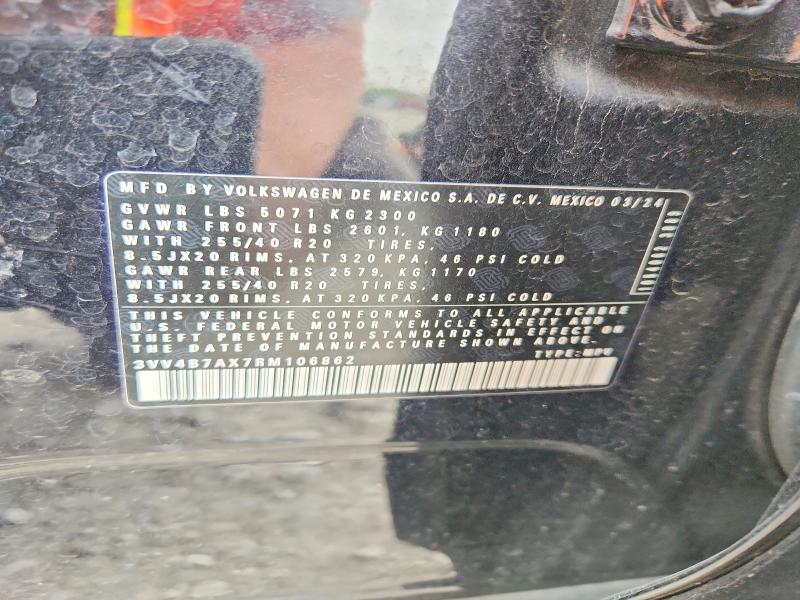 Продаж на аукціоні авто 2024 Volkswagen Tiguan, vin: 3VV4B7AX7RM106862, номер лоту: 49638136