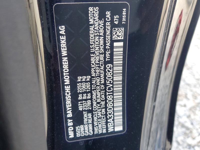 Aukcja sprzedaży 2026 Bmw 430i, vin: WBA33DB08TCV50829, numer aukcji: 49683096