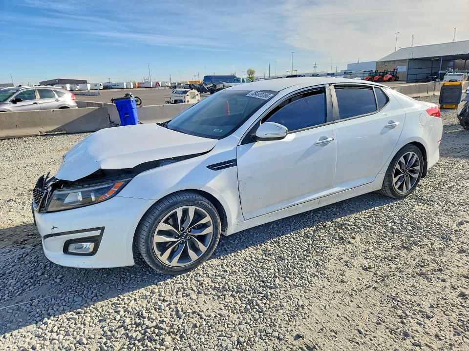 2015 Kia Optima მანქანა იყიდება აუქციონზე, vin: 5XXGR4A71FG474215, აუქციონის ნომერი: 48409266