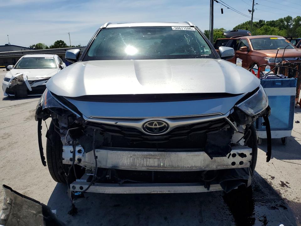 2022 Toyota Highlander მანქანა იყიდება აუქციონზე, vin: 5TDGZRAH7NS112635, აუქციონის ნომერი: 50671596