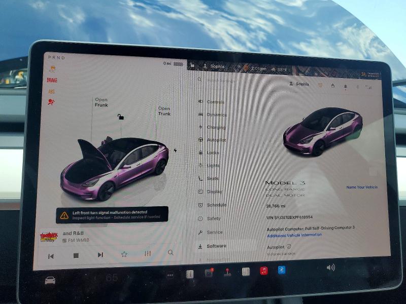 2023 Tesla Model 3 მანქანა იყიდება აუქციონზე, vin: 5YJ3E1EBXPF618954, აუქციონის ნომერი: 51516796
