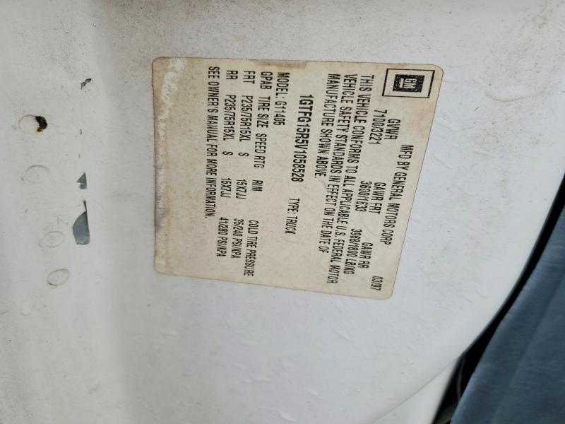 Aukcja sprzedaży 1997 Gmc Savana, vin: 1GTFG15R5V1058528, numer aukcji: 49470696