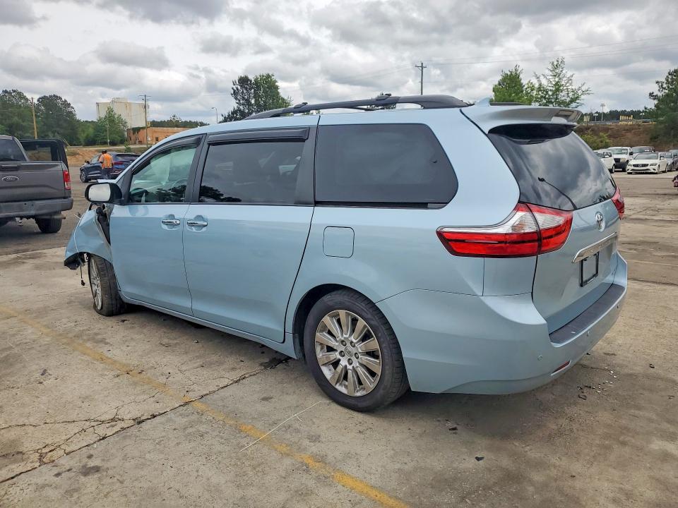 51036326 :رقم المزاد ، 5TDYK3DCXFS689019 vin ، 2015 Toyota Sienna مزاد بيع