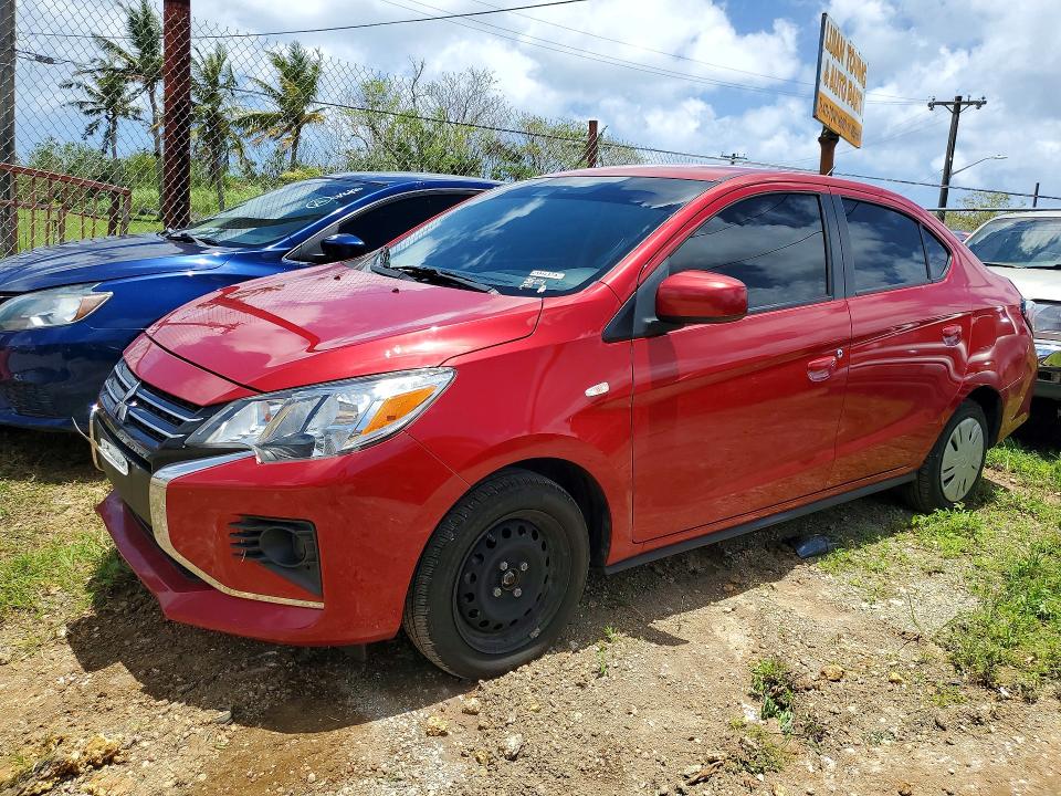 2022 Mitsubishi Mirage მანქანა იყიდება აუქციონზე, vin: ML32FUFJ0NHF08806, აუქციონის ნომერი: 51479206