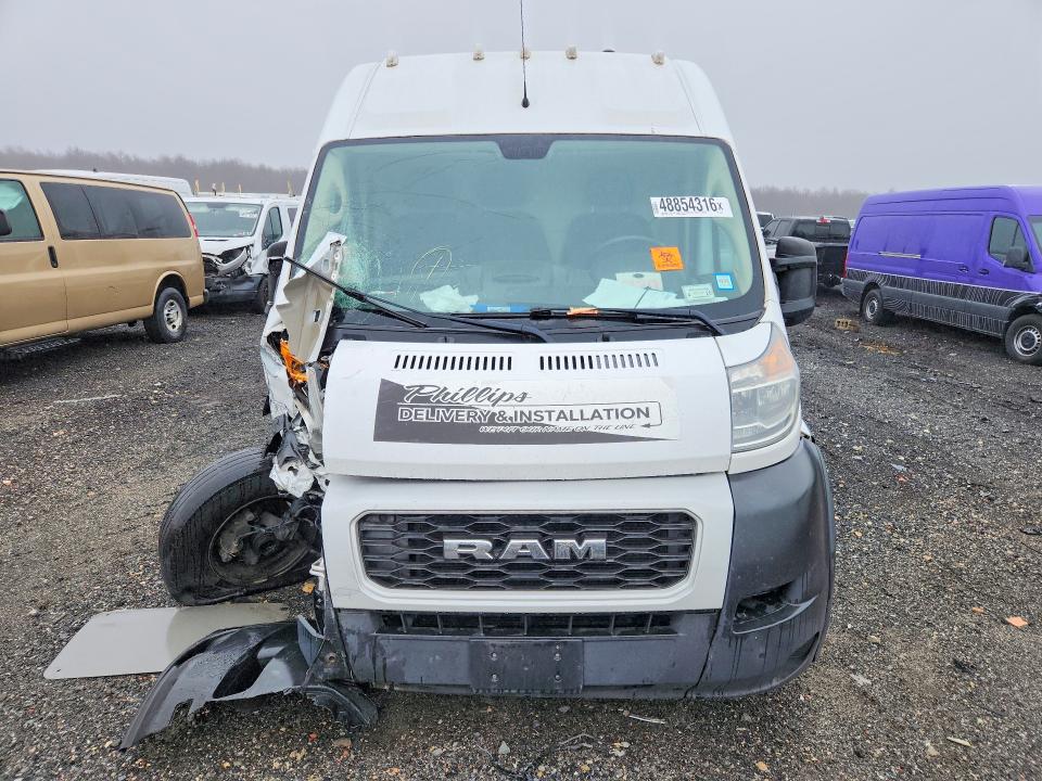48854316 :رقم المزاد ، 3C6URVJG3KE519626 vin ، 2019 Ram Promaster 3500 مزاد بيع
