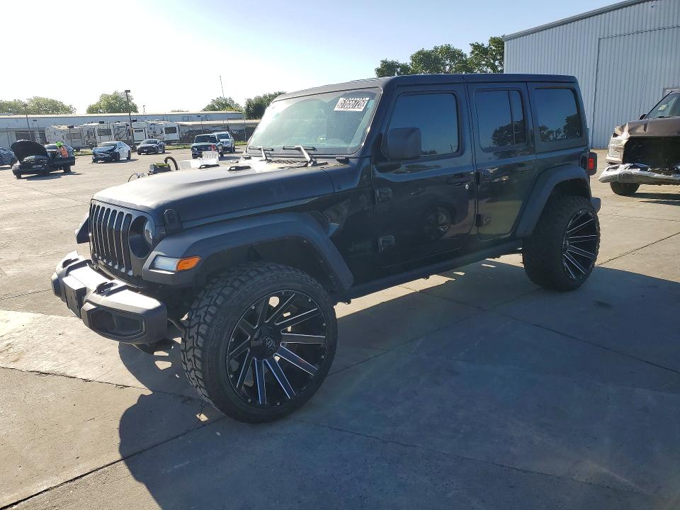Auction sale of the 2021 Jeep Wrangler Unlimited, vin: 1C4HJXDG2MW714831, lot number: 51656726