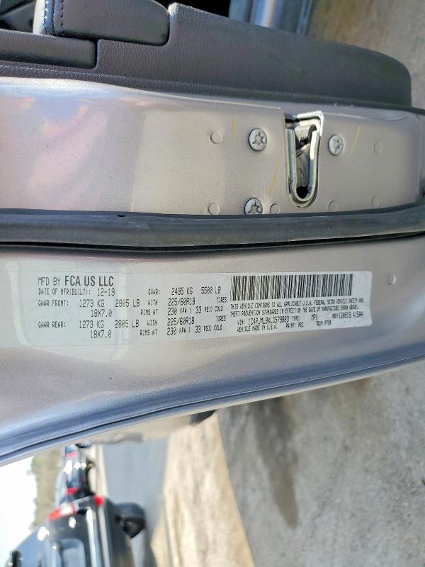 Продаж на аукціоні авто 2020 Jeep Cherokee, vin: 1C4PJMLBXLD579883, номер лоту: 50248686