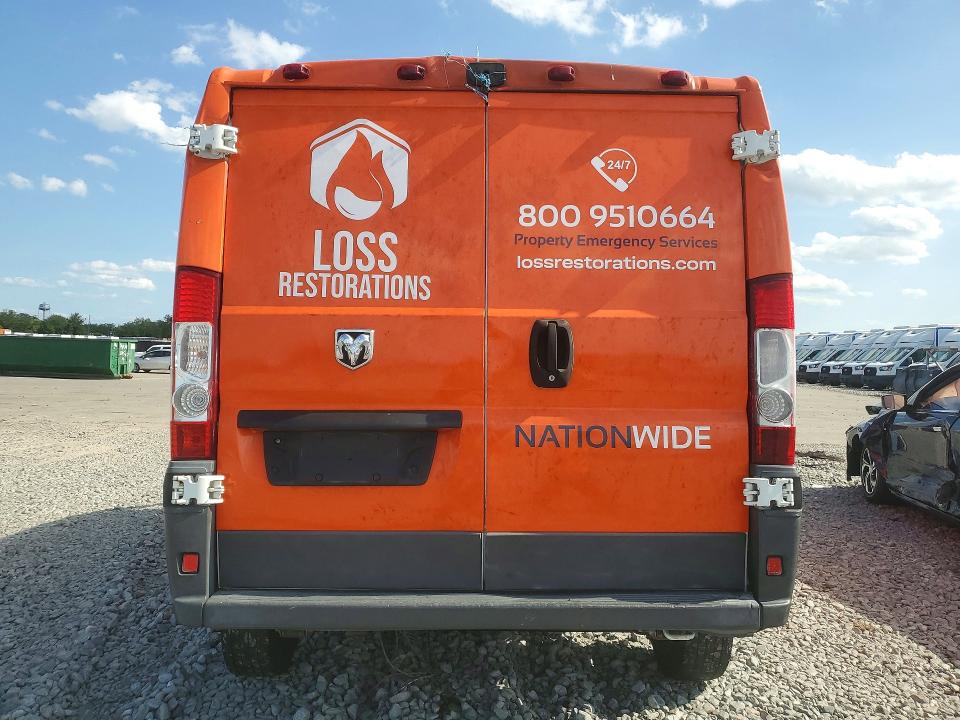 50938156 :رقم المزاد ، 3C6TRVAG7GE112007 vin ، 2016 Ram Promaster 1500 مزاد بيع