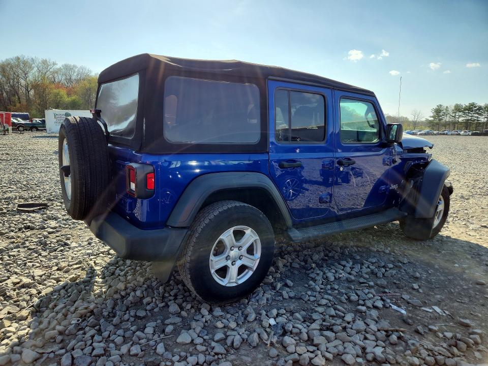 2020 Jeep Wrangler Unlimited მანქანა იყიდება აუქციონზე, vin: 1C4HJXDG7LW215005, აუქციონის ნომერი: 49732966
