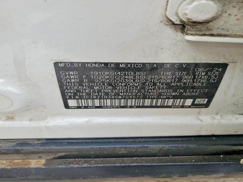 Продаж на аукціоні авто 2025 Honda Hr-v, vin: 3CZRZ1H38SM704572, номер лоту: 47895476