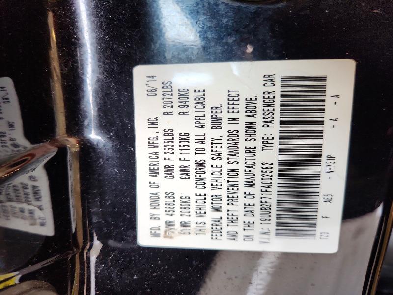 2015 Acura Tlx მანქანა იყიდება აუქციონზე, vin: 19UUB2F71FA002582, აუქციონის ნომერი: 50991316