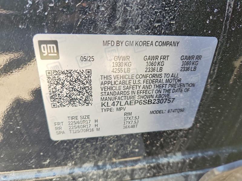 Продаж на аукціоні авто 2025 Buick Envista, vin: KL47LAEP6SB230757, номер лоту: 50499936